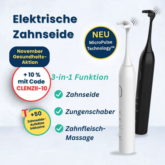 clenzii – Elektrische Zahnseide