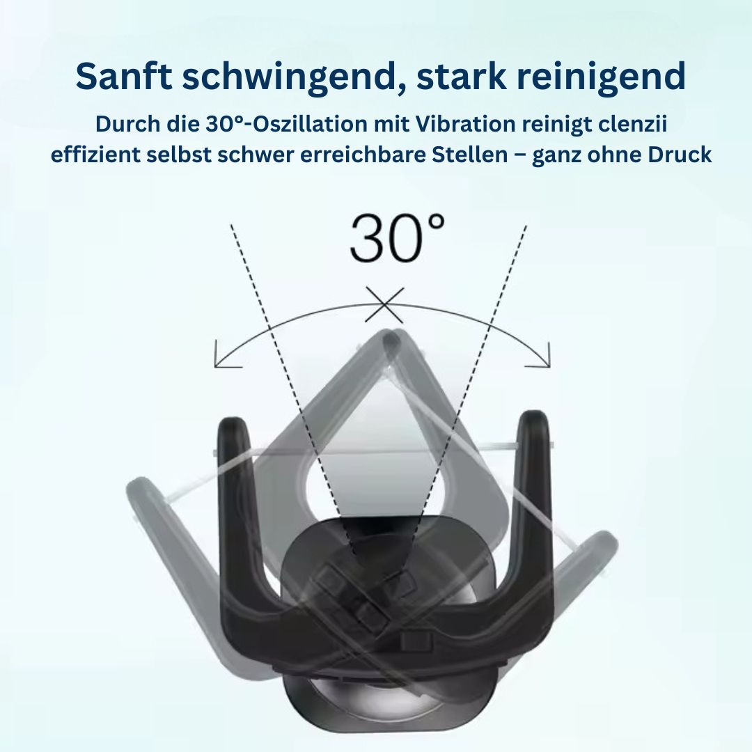 Schwingkopf der elektrischen Zahnseide mit 30-Grad-Bewegungswinkel