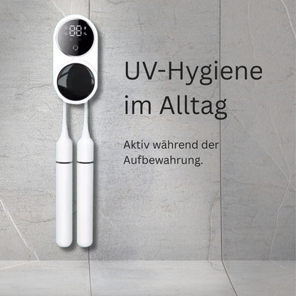 CleanStation mit UV-Hygiene für die Aufbewahrung der clenzii Zahnseide