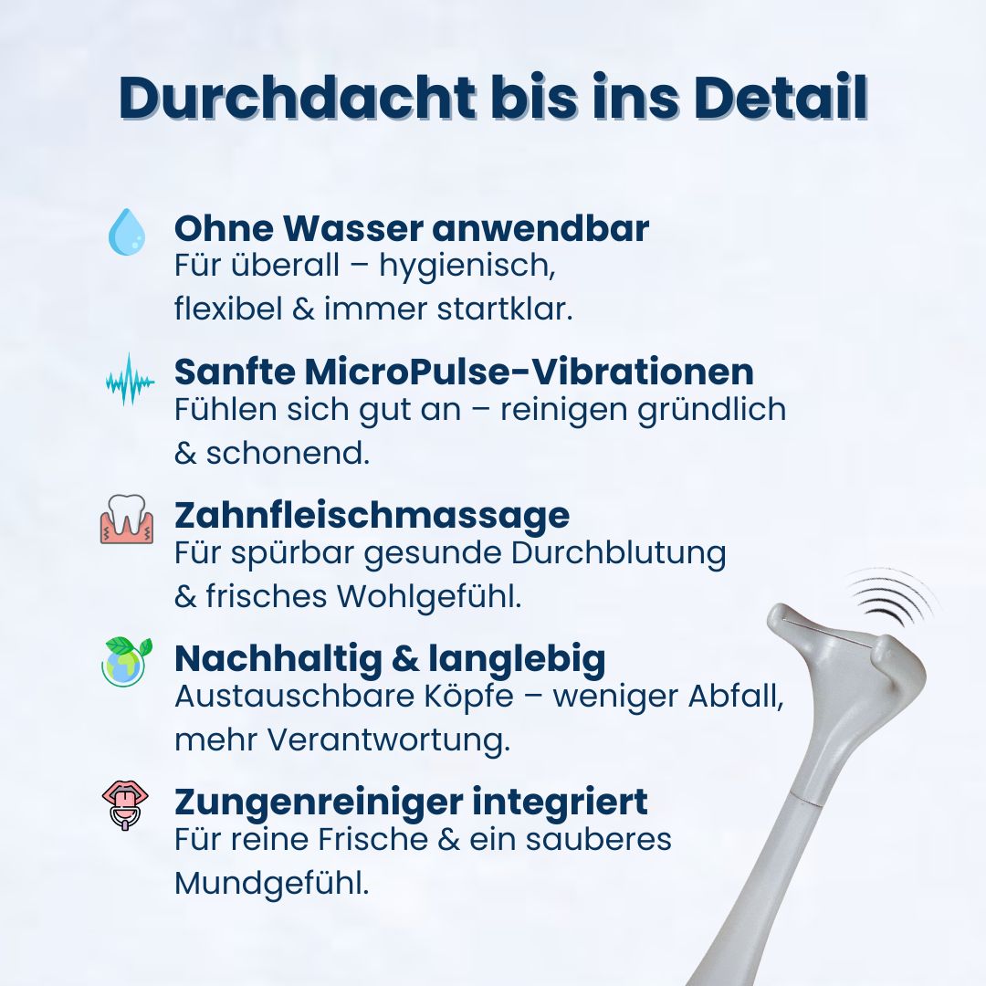clenzii – Elektrische Zahnseide