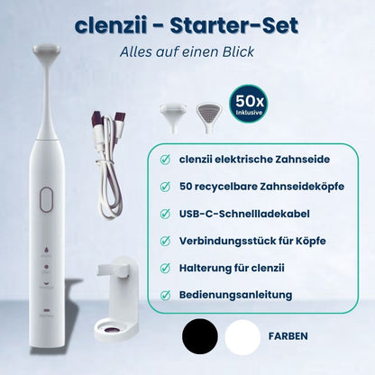 clenzii – Elektrische Zahnseide