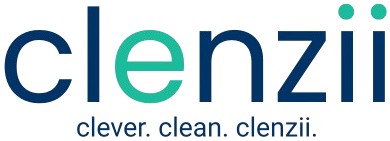clenzii Logo – elektrische Zahnseide Marke