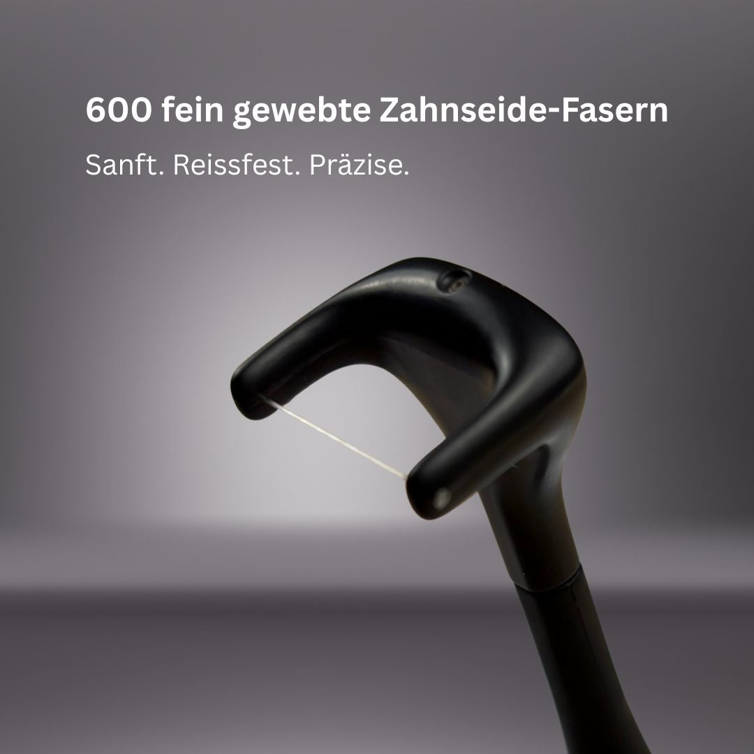 Zahnseidekopf der clenzii Pro mit 600 fein gewebten Fasern für präzise Reinigung