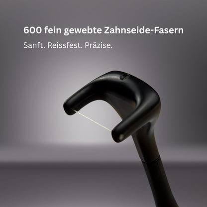 Zahnseidekopf der clenzii Pro mit 600 fein gewebten Fasern für präzise Reinigung